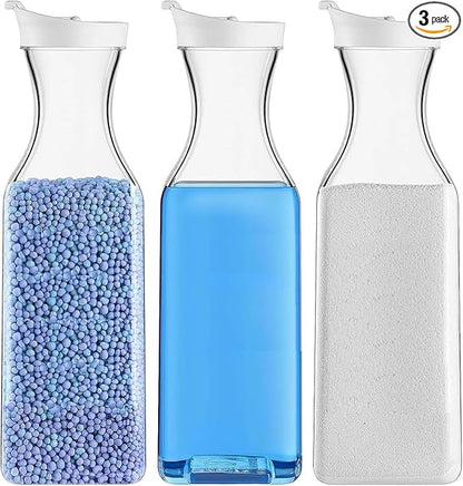 Detergent Storage, 1.5 L Large Capacity Detergent Powder Storage Box, Detergent Box, Detergent Container, 3 pcs,For Detergent, On Fabric Softener Storage