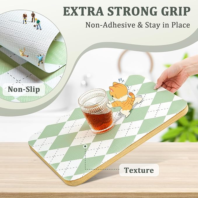 Sage Green Shelf Liner for Kitchen Cabinets 12" x 360" Non-Adhesive Non-Slip Drawer Liners for Dresser, Waterproof Washable Paper, Durable Protector Mat for Pantry Shelves Cupboards