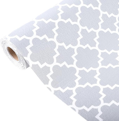 Shelf Liner 16 Inch Wide X 20 Ft Non Adhesive Cabinet Drawer Liner Non Slip Waterproof Pantry Shelves Mat for Refrigerator Closet Cupboard Kitchen Bathroom