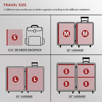 Travel Vacuum Bags for Clothing with Rechargeable Electric Pump, 12 Pack Compression Packing Cubes Organizer Storage for Luggage Suitcase, Space Saver Seal Bags for Vacation Cruise