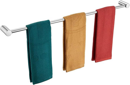 KOKOSIRI Towel Holder Chrome 36-Inch Towel Bars for Bathroom and Lavatory Wall Mounted Polished Stainless Steel Bathroom Accessories, B4007CH-L36