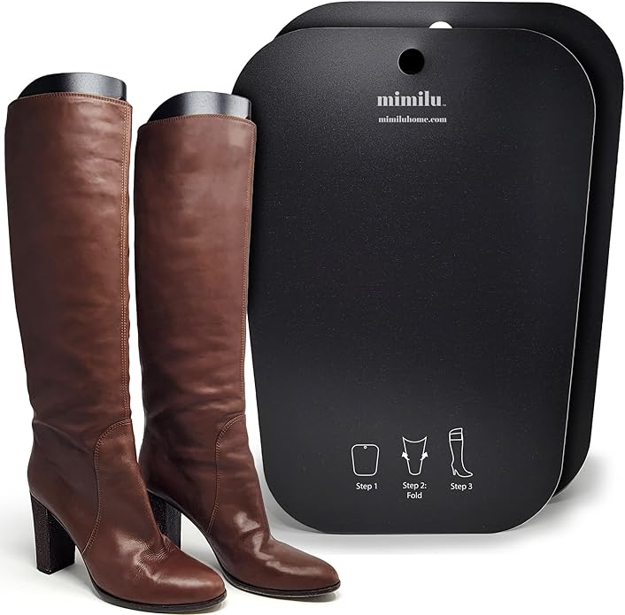 MIMILU 10 Pieces (5 Pairs) Boot Shaper Form Inserts. Stand Up Shape Holder For All Types Of Boots