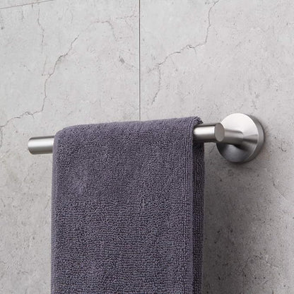 GERZWY 9-Inch Small Kitchen Towel Bar Brushed Stainless Steel Cabinet Hand Towel Bar Wall Mounted Bathroom Organizer AG1101C23-LS