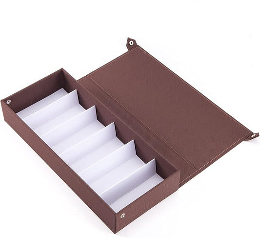 TRIUMPH VISION Sunglasses Organizer Storage Eyeglasses Holder - Multiple Glasses Case Box Eyewear Case with Lid