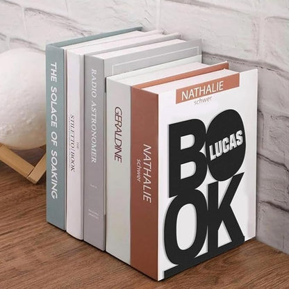 Personalized Name Metal Book Ends 2 Pcs, Unique Bookends for Shelves Room Decorative, Heavy Duty Metal Bookends, Non-Slip Book Stopper, Book Shelf Holder for Home Office Study Room, Book Lovers Gifts