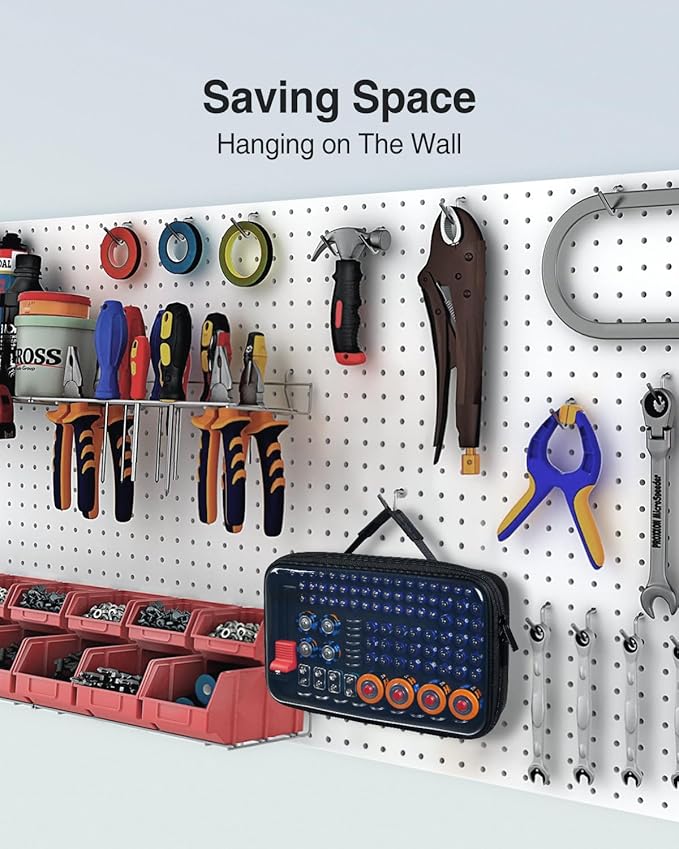 Luxtude Battery Organizer Storage Case with Tester, Clear Battery Storage Organizer Holds 102 PCS (Batteries Not Included)