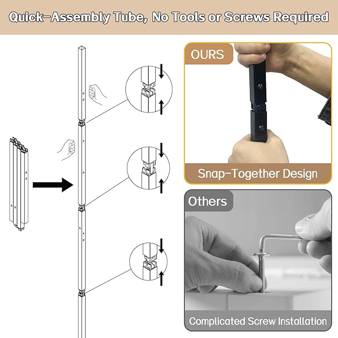 Insdiy Over The Toilet Storage with Side Shelf, 7 Tier Bathroom Organizer Rack with Paper Holder, Hooks and Basket, Freestanding Above Toilet Shelf for Laundry, Quick Interlock Install (Vintage Brown)