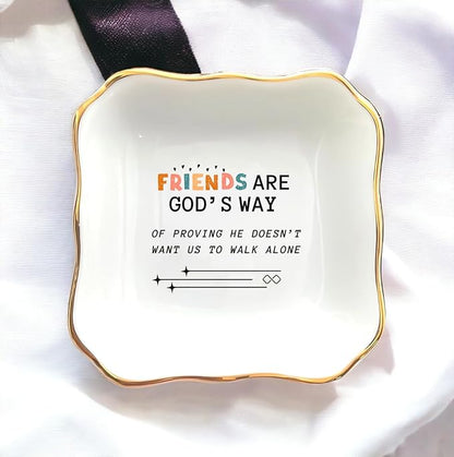HatafaFurni Wedding Day Gift for Mom, Mother of Groom, Father of Groom, Sister and Sister in law, Aunt ; Ring Dish, Jewelry Dish on the Wedding, Birthday, Christmas (Friend Gifts)