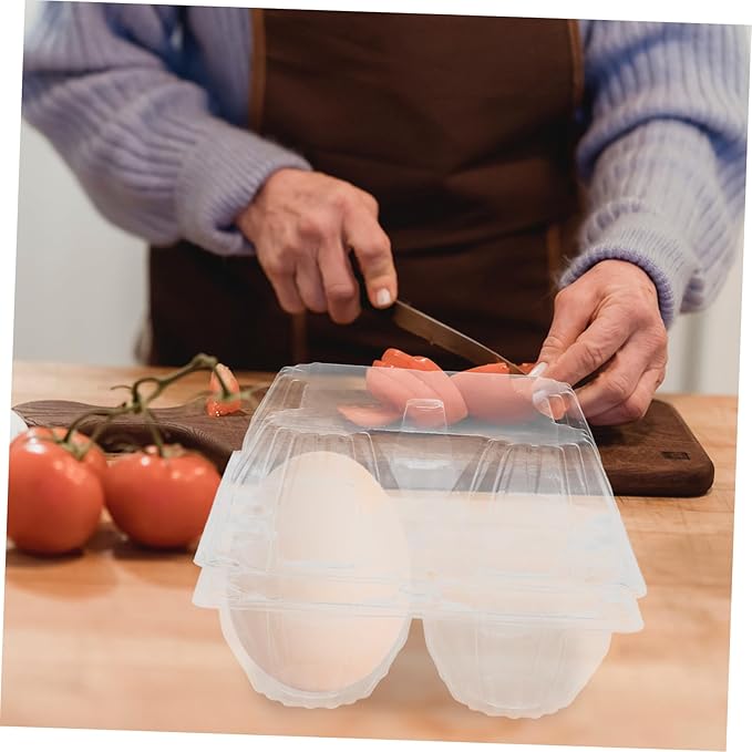 6pcs Goose Egg Packaging Box Reusable Egg Cartons Bulk Storage and Refrigertor for Bulk Orders