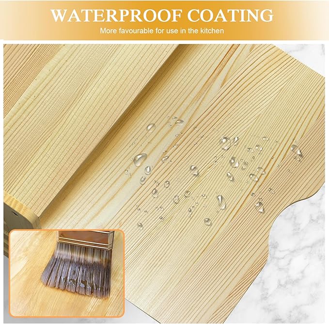 sandpaint 7 Tier Large Size Wooden Tray Dividers for Cabinet, Kitchen Cabinet Tray Divider for Pans, Storing pans, Baking trays, Cutting Board