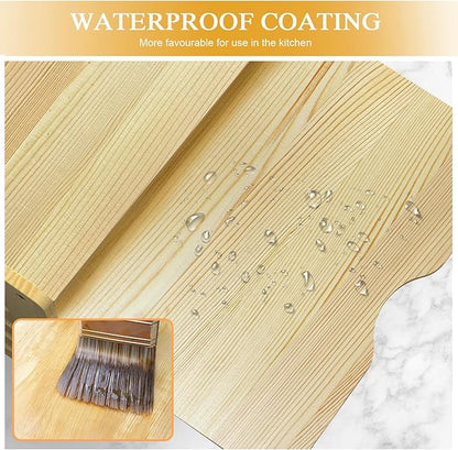 sandpaint 7 Tier Large Size Wooden Tray Dividers for Cabinet, Kitchen Cabinet Tray Divider for Pans, Storing pans, Baking trays, Cutting Board