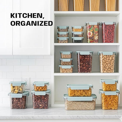 LocknLock HPL405H Classic-Plus Plastic Food Storage Container with Lid for Kitchen, Lunch, Meal Prep, and Leftovers, BPA-Free, Airtight, Leakproof, Microwave, Dishwasher, Freezer-Safe, 3.8L
