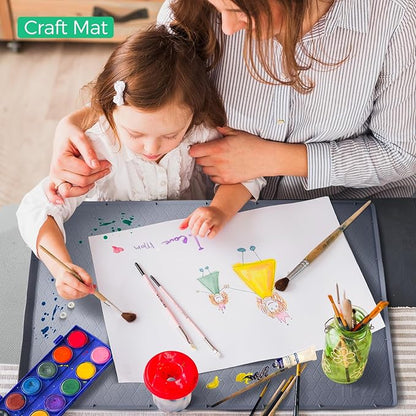 TRZZ Silicone Waterproof Under Sink Mat 31" x 22", Drip Tray and Cabinet Liner for Kitchen and Bathroom, Prevents Water Damage and Organizes Cabinets (Grey)