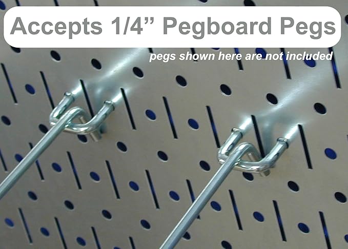 Wall Control Pegboard Garden Supplies Storage and Organization Garden Tool Organizer Kit with White Pegboard and Black Accessories