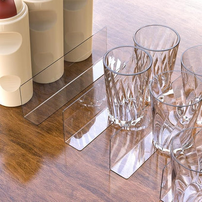 Magnetic Shelf Dividers 10 Pack L Shape PVC Commodity Baffle for Supermarket and Retail Store Organization Plastic Side Panels 7.87X2.36X1.18 Inches