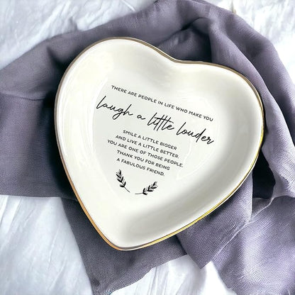 HatafaFurni Sympathy Gift, Heart Ring Dish, Jewelry Dish, Jewelry Storage, Trinket Storage, Memorial Gift, In Loving Memory, Memorial Keepsake, Loss of Loved One, Something Beautiful Remains…