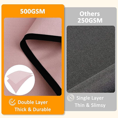 Joywell Remote Holder for Recliner Armchair Caddy Couch Armrest Non Slip Sofa Arm Chair Caddie with 6 Pocket for Magazine, Tablet, Phone, iPad, Think Linen, Pink