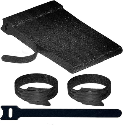 130 PCS 6 Inch Reusable Cable Ties Adjustable Cord Straps, Hook & Loop Wire Organizer for Home, Office & Electronics Cable Management