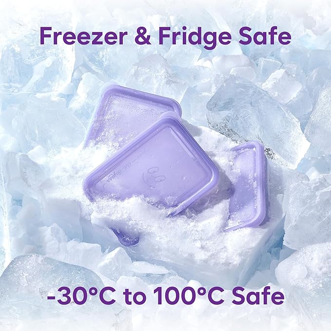 THX_SOYOON Twist-Release Freezer Containers, Family pack, 26pcs | Flexible When Frozen, No-Thaw Release | Anti-Break, BPA-Free, Stackable | Made in Korea