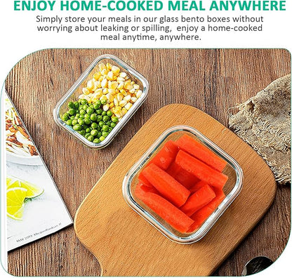 KOMUEE 24 Pieces Glass Food Storage Containers Set,Meal Prep Containers-Stackable Airtight Glass Storage Containers with lids,Freezer, Microwave, Oven Safe,Gray