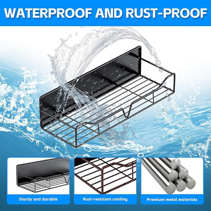DmGoJZkV 5PCS Washing Machine Storage Rack with Hooks and Hangers, Refrigerator, Washing Machine, Microwave, and Barbecue Grill Warehouse Storage Rack