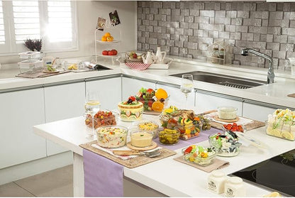 Glasslock Oven and Microwave Safe Glass Food Storage Containers 18 Piece Set