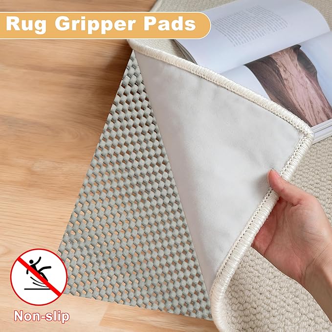 Shelf Liner for Kitchen Cabinet, Durable with Strong Grip, Non Adhesive Liners Protect Kitchen Cabinets and Cupboard, Pantry, Bathroom Drawers and Shelves, Desks-12" x 120" (Gray)