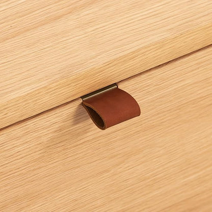Poly & BARK Cirq Nightstand in Oak