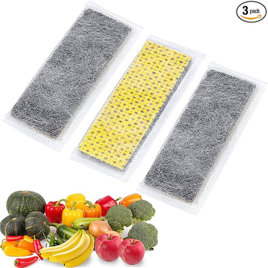 LeoTube Refrigerator Produce Preserver Replacement for Frigidaire PureAir PK-2 Produce Keeper Plus Refill, Compatible with FRIGIDAIRE Gallery Models GRMC2273BF, GRMC2273BD, GRMG2272BF (3)