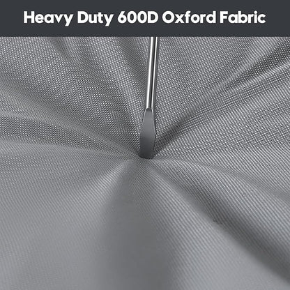 Comforter Storage Bags, Durable Oxford Fabric Clothes Organizer for Closet, Washable Collapsible Large Storage Containers for Clothing Blanket Linen Bedding, 3 Pack (Grey, 18 gallon x 3)