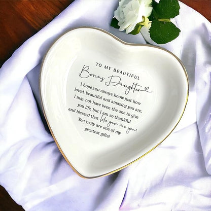 Daughter In Law Gift, Ring Dish, Stepdaughter Gift, Future Daughter Gift, Daughter In Law Present, Daughter In Law Birthday Gift, Future Daughter Gift From Parents In Law, Stepmother Stepdad