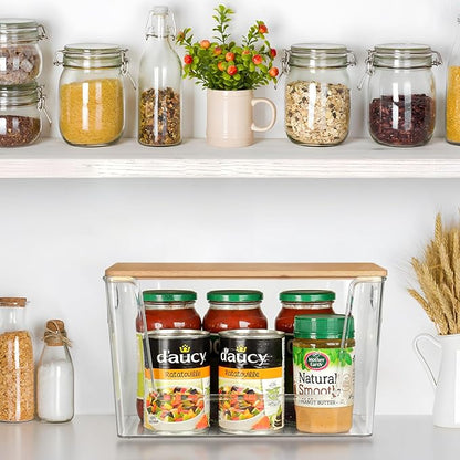Pantry Organizer and Storage Stackable Kitchen Pantry Basket for Onion, Potato, Vegetable, Produce