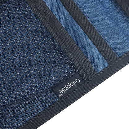 Gloppie Bedside Caddy with Pockets - Remote Holder & Storage Organizer - Blue