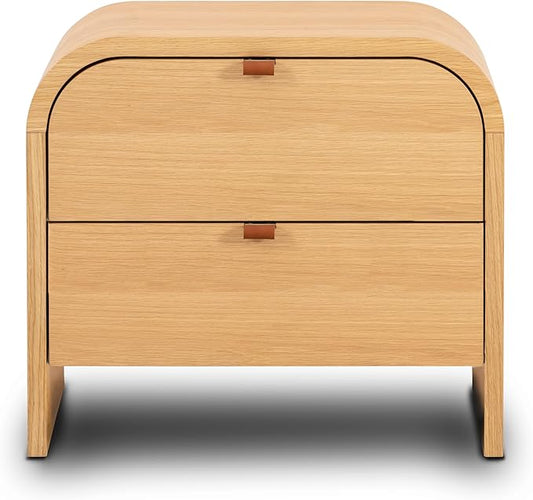Poly & BARK Cirq Nightstand in Oak