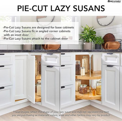 Rev-A-Shelf 24" Pie-Cut Lazy Susans 2-Shelf, White