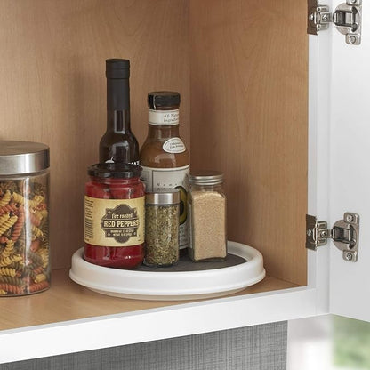 Copco Non-Skid Pantry Cabinet, 9-Inch, White/Gray
