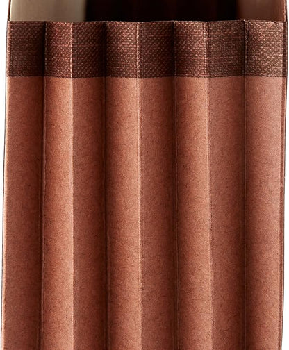 Amazon Basics Expanding File Folder Organizer with Pockets, Letter Size, 3.5-Inch Expansion, Accordion Style, Large Capacity Document Storage, Brown, 25-Pack