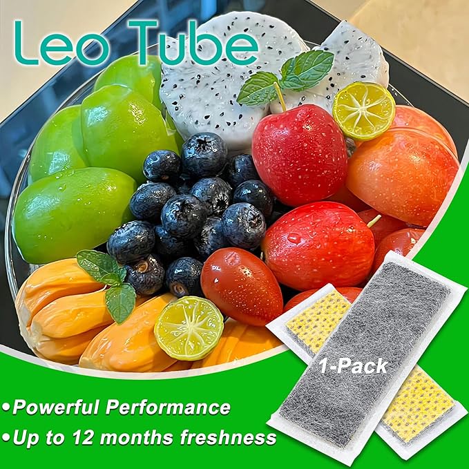 LeoTube Refrigerator Produce Preserver Replacement for Frigidaire PureAir PK-2 Produce Keeper Plus Refill, Compatible with FRIGIDAIRE Gallery Models GRMC2273BF, GRMC2273BD, GRMG2272BF (1)