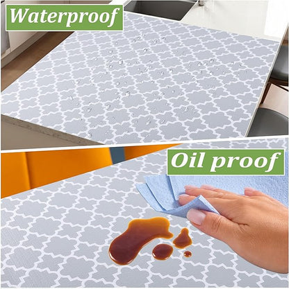 Shelf Liners for Kitchen Cabinets 15 Inch Wide X 20 Ft Non Adhesive Cabinet Drawer Liner Non Slip Waterproof Shelves Mat for Refrigerator Closet Cupboard Pantry Kitchen Bathroom