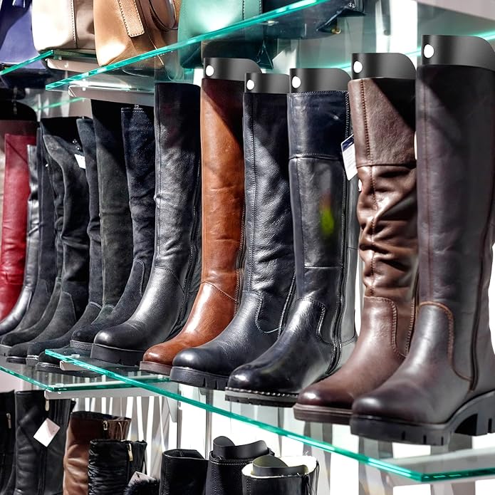 6 Packs Reusable Boot Shapers for Tall Boots Inserts Support for Women and Men to Keep Shape