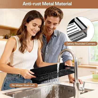 6 Pack Magnetic Shelves for Washing Machine and Fridge, Magnetic Laundry Organizer, Magnetic Fridge Shelves with Versatile Hooks, Paper Towel Holder and Metal Storage Baskets