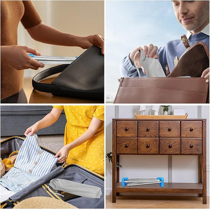 Portable Clothes Drying Rack Travel Garment Rack Clothes Drying Rack Foldable, Stainless Steel Clothes Rack, Compact and Lightweight for Travel, Camping, Laundry, Drying, RV, Indoor, Outdoor