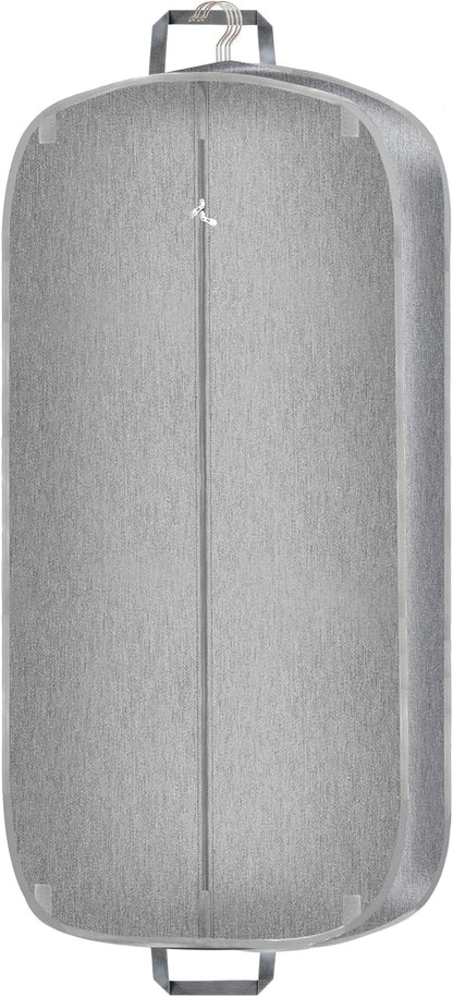 Heavy Duty Waterproof Garment Bag for Travel, Tear Resistance Suit Bag for Men Travel for Suits, Tuxedos, Coats, Uniform. Grey, 42 inch…