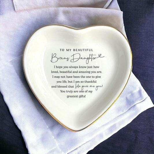 Daughter In Law Gift, Ring Dish, Stepdaughter Gift, Future Daughter Gift, Daughter In Law Present, Daughter In Law Birthday Gift, Future Daughter Gift From Parents In Law, Stepmother Stepdad