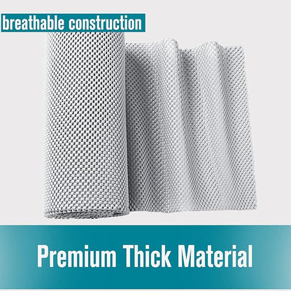 Shelf Drawer Liner Non-Adhesive Non Slip Durable for Drawers, Shelves, Cabinets, Storage, Kitchen