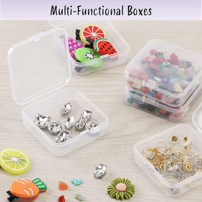 Mr. Pen- Small Plastic Containers, Clear, 12 pcs, Small Bead Organizer, Small Containers for Organizing, Bead Containers, Small Plastic Box, Mini Containers, Small Plastic Storage Containers