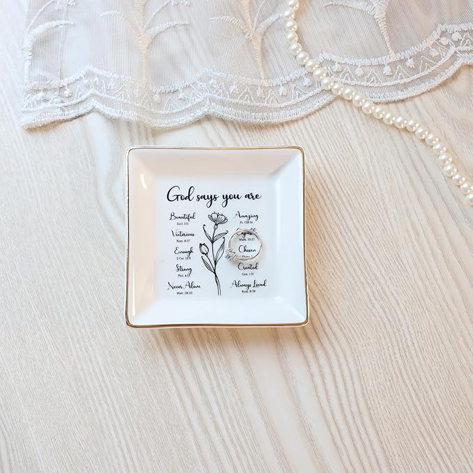 HOME SMILE Christian Gifts for Women Christmas Birthday,Inspirational Gifts for Friends, Religious Spiritual Gifts for Her Mom Girl Female Coworker Sister Christian