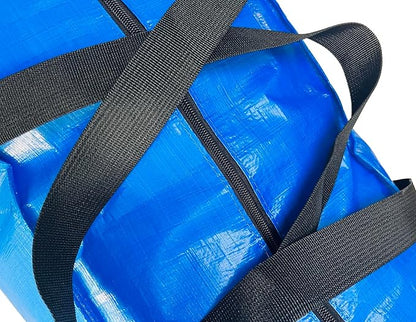 Extra Large Storage Bags, Jumbo Moving Tent Storage Bags, Waterproof Foldable Big Turquoise XXL Duffle Bag for Travel, 42x23x13.5inch - 1PACK