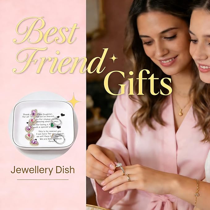 PUDDING CABIN Gifts for Women Friend Birthday Unique, Basket, Themed Friends Female, BFF, Bestie, BestFriend Friendship