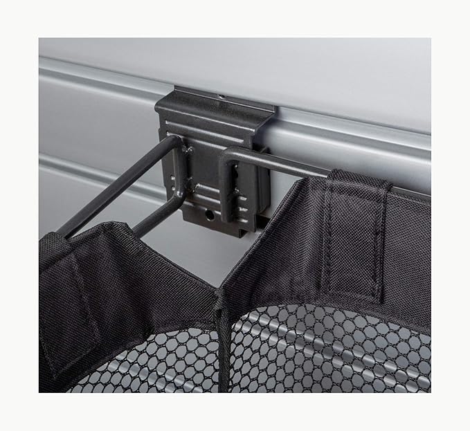 HandiWall Large Mesh Basket for Ball and Sports Storage on Garage Slatwall Panels
